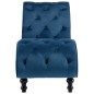 vidaXL Diván de terciopelo azul vidaXL Diván de terciopelo azul