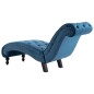 vidaXL Diván de terciopelo azul vidaXL Diván de terciopelo azul