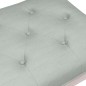 vidaXL Banco de terciopelo gris claro 80x40x49 cm vidaXL Banco de terciopelo gris claro 80x40x49 cm
