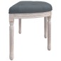 vidaXL Banco de terciopelo gris oscuro 110,5x45x49 cm vidaXL Banco de terciopelo gris oscuro 110,5x45x49 cm