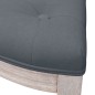 vidaXL Banco de terciopelo gris oscuro 110,5x45x49 cm vidaXL Banco de terciopelo gris oscuro 110,5x45x49 cm