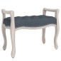 vidaXL Banco de terciopelo gris oscuro 80x45x60 cm vidaXL Banco de terciopelo gris oscuro 80x45x60 cm