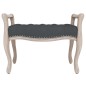 vidaXL Banco de terciopelo gris oscuro 80x45x60 cm vidaXL Banco de terciopelo gris oscuro 80x45x60 cm