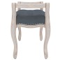 vidaXL Banco de terciopelo gris oscuro 80x45x60 cm vidaXL Banco de terciopelo gris oscuro 80x45x60 cm
