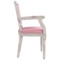 vidaXL Silla de comedor terciopelo rosa vidaXL Silla de comedor terciopelo rosa