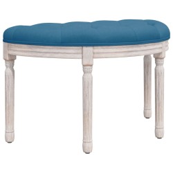 vidaXL Banco de terciopelo azul 81,5x41x49 cm