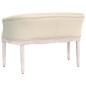 vidaXL Banco de lino beige 98x56x69 cm vidaXL Banco de lino beige 98x56x69 cm
