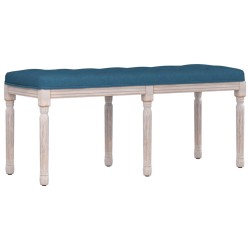 vidaXL Banco de terciopelo azul 110x40x49 cm