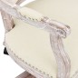vidaXL Silla de oficina giratoria de lino beige vidaXL Silla de oficina giratoria de lino beige