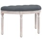 vidaXL Banco de terciopelo gris oscuro 81,5x41x49 cm vidaXL Banco de terciopelo gris oscuro 81,5x41x49 cm