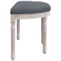 vidaXL Banco de terciopelo gris oscuro 81,5x41x49 cm vidaXL Banco de terciopelo gris oscuro 81,5x41x49 cm