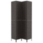 vidaXL Biombo de 4 paneles jacinto de agua negro 163x180 cm vidaXL Biombo de 4 paneles jacinto de agua negro 163x180 cm
