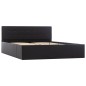 vidaXL Cama canapé hidráulica cuero sintético negra 140x200 cm vidaXL Cama canapé hidráulica cuero sintético negra 140x200 cm