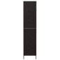 vidaXL Biombo de 4 paneles jacinto de agua negro 163x180 cm vidaXL Biombo de 4 paneles jacinto de agua negro 163x180 cm