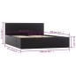 vidaXL Cama canapé hidráulica cuero sintético negra 140x200 cm vidaXL Cama canapé hidráulica cuero sintético negra 140x200 cm
