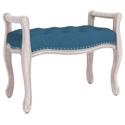 vidaXL Banco de terciopelo azul 80x45x60 cm