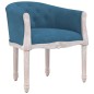 vidaXL Silla de comedor terciopelo azul vidaXL Silla de comedor terciopelo azul