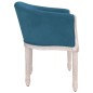 vidaXL Silla de comedor terciopelo azul vidaXL Silla de comedor terciopelo azul
