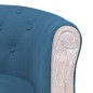 vidaXL Silla de comedor terciopelo azul vidaXL Silla de comedor terciopelo azul
