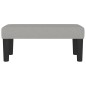 vidaXL Banco de tela gris claro 70x30x30 cm