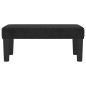 vidaXL Banco de terciopelo negro 70x30x30 cm vidaXL Banco de terciopelo negro 70x30x30 cm