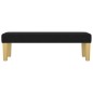 vidaXL Banco de tela negro 100x30x30 cm vidaXL Banco de tela negro 100x30x30 cm