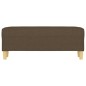 vidaXL Banco de tela marrón 100x35x41 cm vidaXL Banco de tela marrón 100x35x41 cm