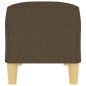 vidaXL Banco de tela marrón 100x35x41 cm vidaXL Banco de tela marrón 100x35x41 cm