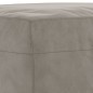 vidaXL Banco de terciopelo gris claro 100x35x41 cm vidaXL Banco de terciopelo gris claro 100x35x41 cm