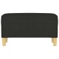 vidaXL Banco de tela negro 70x35x41 cm