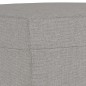 vidaXL Banco de tela gris claro 70x35x41 cm vidaXL Banco de tela gris claro 70x35x41 cm