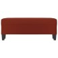 vidaXL Banco de cuero sintético rojo vino tinto 100x35x41 cm vidaXL Banco de cuero sintético rojo vino tinto 100x35x41 cm