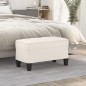 vidaXL Banco de cuero sintético color crema 70x35x41 cm vidaXL Banco de cuero sintético color crema 70x35x41 cm