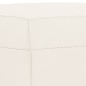 vidaXL Banco de cuero sintético color crema 70x35x41 cm vidaXL Banco de cuero sintético color crema 70x35x41 cm
