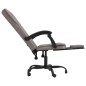 vidaXL Silla de oficina reclinable de tela gris taupé vidaXL Silla de oficina reclinable de tela gris taupé