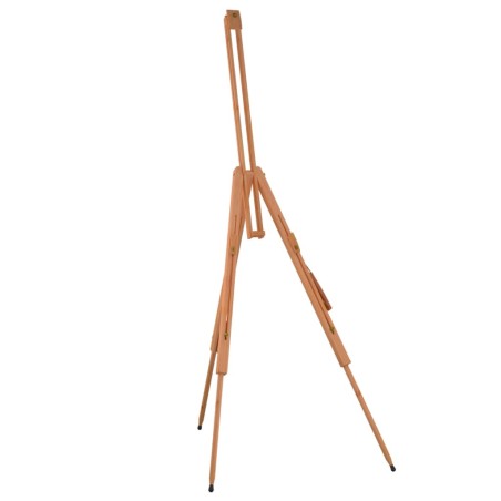vidaXL Caballete de pintura madera maciza de haya 100x104x172 cm
