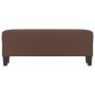 vidaXL Banco de cuero sintético marrón 100x35x41 cm vidaXL Banco de cuero sintético marrón 100x35x41 cm