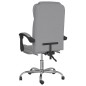 vidaXL Silla de oficina reclinable de tela gris claro vidaXL Silla de oficina reclinable de tela gris claro