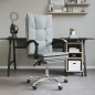 vidaXL Silla de oficina reclinable de tela gris oscuro vidaXL Silla de oficina reclinable de tela gris oscuro