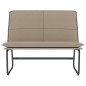 vidaXL Banco de cuero sintético color capuchino 100x75x76 cm vidaXL Banco de cuero sintético color capuchino 100x75x76 cm