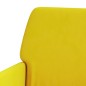 vidaXL Banco de terciopelo amarillo 108x79x79 cm vidaXL Banco de terciopelo amarillo 108x79x79 cm