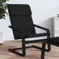 vidaXL Sillón de relax de tela negro vidaXL Sillón de relax de tela negro