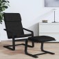 vidaXL Sillón de relax de tela negro vidaXL Sillón de relax de tela negro