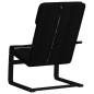 vidaXL Sillón de relax de tela negro vidaXL Sillón de relax de tela negro