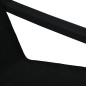 vidaXL Sillón de relax de tela negro vidaXL Sillón de relax de tela negro