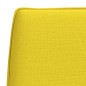 vidaXL Banco de tela amarillo claro 100x75x76 cm vidaXL Banco de tela amarillo claro 100x75x76 cm