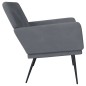 vidaXL Banco de terciopelo gris oscuro 108x79x79 cm vidaXL Banco de terciopelo gris oscuro 108x79x79 cm