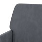 vidaXL Banco de terciopelo gris oscuro 108x79x79 cm vidaXL Banco de terciopelo gris oscuro 108x79x79 cm