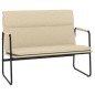 vidaXL Banco de tela color crema 100x64x80 cm vidaXL Banco de tela color crema 100x64x80 cm