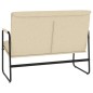 vidaXL Banco de tela color crema 100x64x80 cm vidaXL Banco de tela color crema 100x64x80 cm